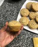 Muffins de banana y avena