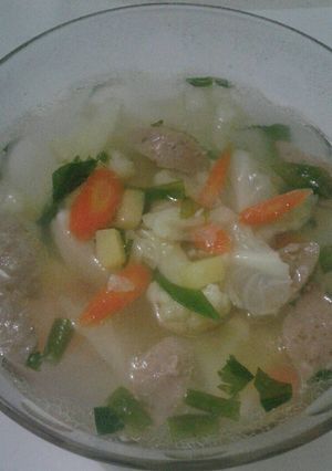 Foto resep Sop Bakso Rumahan