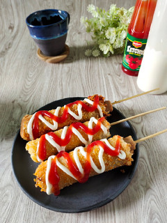 Foto resep Corndog roti tawar