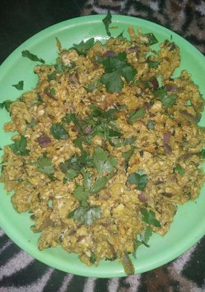 A picture of Egg bhurji.