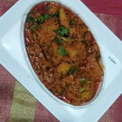 A picture of Aloo posto sabji.