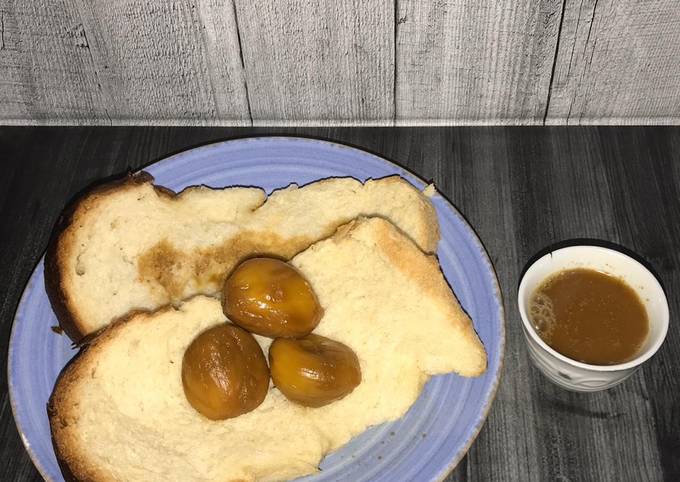 Cara Gampang Menyiapkan Roti kukus kuah cempedak, Bikin Ngiler