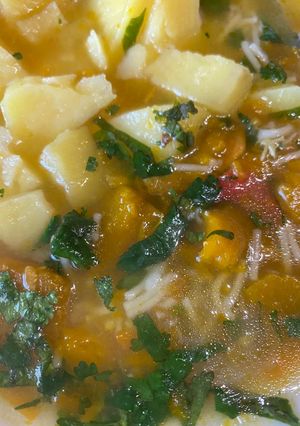 Una foto de Sopita con zapallo