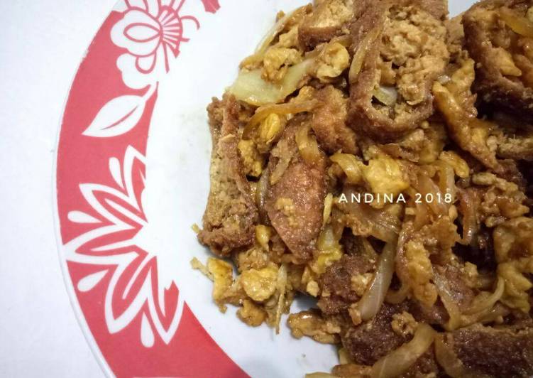 Orek telur tahu