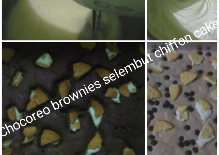 Langkah Menyiapkan Brownies panggang lembut chocoreo, Sempurna