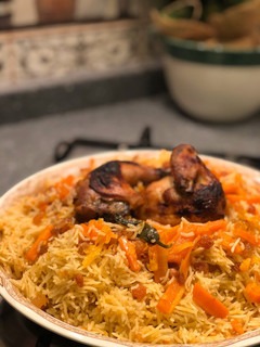 صورة لوصفة رز بخاري