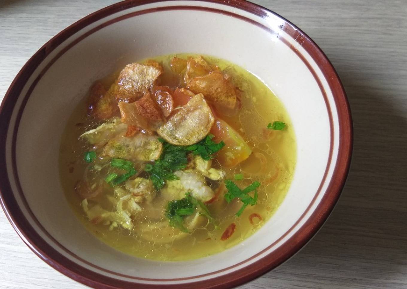 Soto ayam khas solo