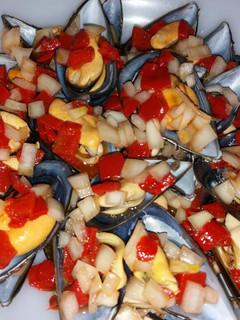 Una foto de Mejillones a la vinagreta