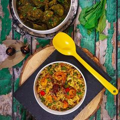 A picture of Prawn Fried Rice.