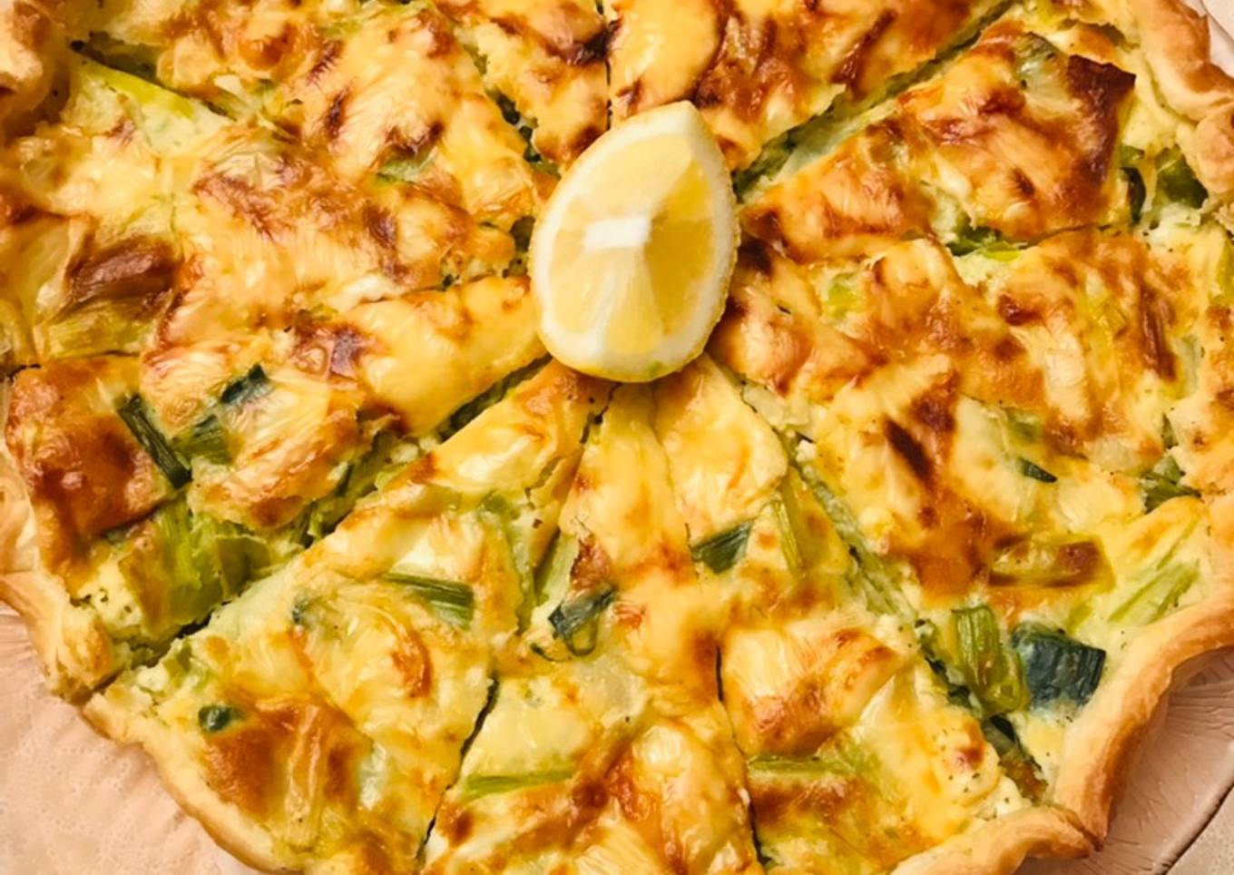 Quiche aux poireaux