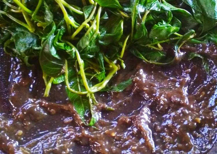 Resep Petis kangkung, Bikin Ngiler