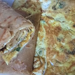 Omelet paratha A picture of Omelet paratha.