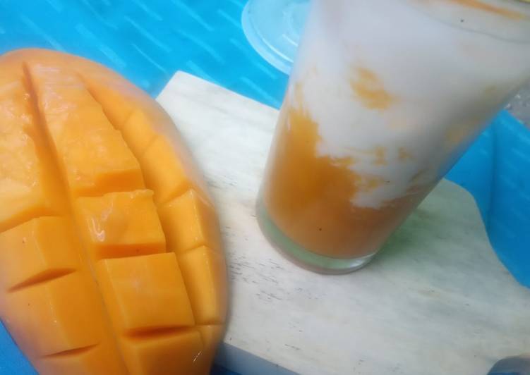 Cara Gampang Membuat 104. Korean mango fresh milk Anti Gagal