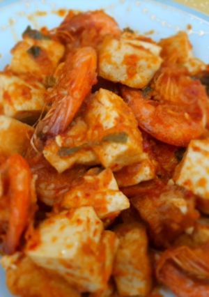 Foto resep Balado Udang Tahu