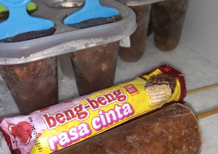 Beng Beng Ice Cream Stick #2 (coklat, caramel, thaitea)