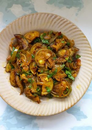 A picture of Spiny gourd sabji.