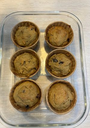 Foto resep Banana Muffin With Cranberry Gluten Free