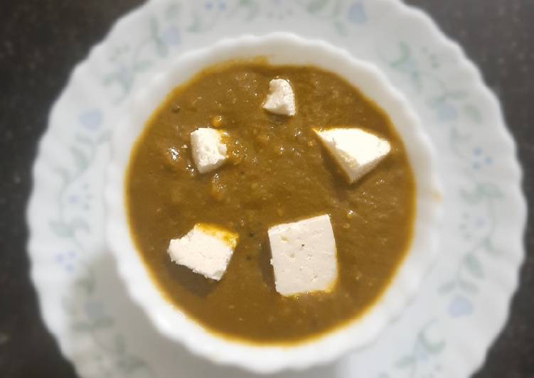 Recipe of Any-night-of-the-week Palak paneer