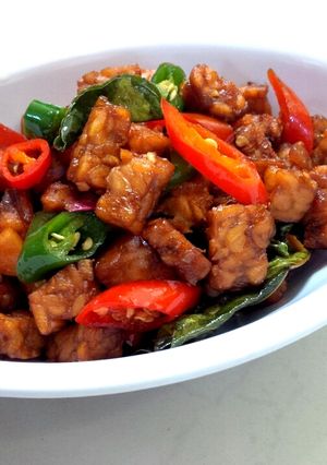 Foto resep Oseng Tempe Manis Pedas lezat murmer mudah!