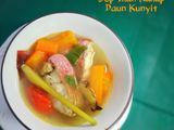 Sop Ikan Kakap Daun Kunyit