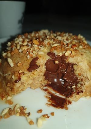 Une photo de Bowlcake chocolats banane