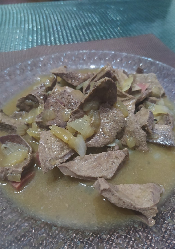 Una foto de Hígado encebollado