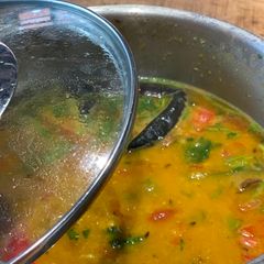 A picture of Red Lentil - Daal Tadka.