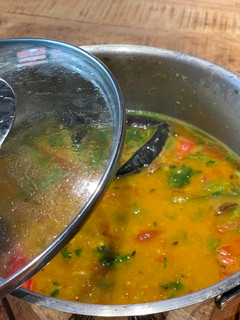 A picture of Red Lentil - Daal Tadka.