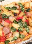 Crushed Jersey Royals with lashings of butter and lots of herbs #mycookbook  Recipe by Sonia Duthie - Cookpad