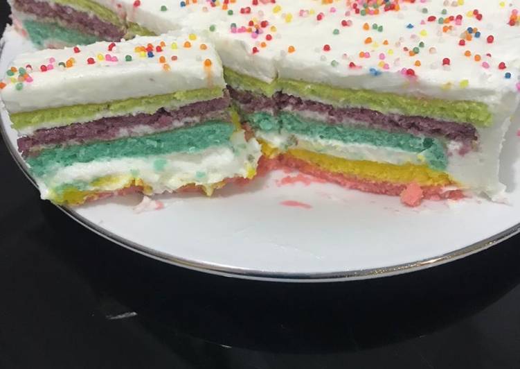 Rainbow Cake Panggang