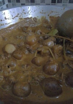 Foto resep Kalio kerang kentang
