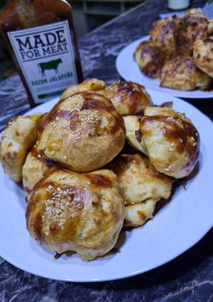 Rizslisztes, sajtos pogácsa recept fotója