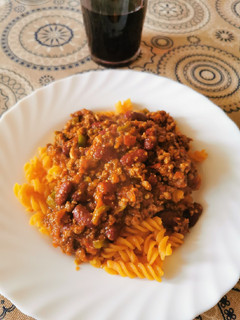 Una foto de Pasta con relleno de burritos