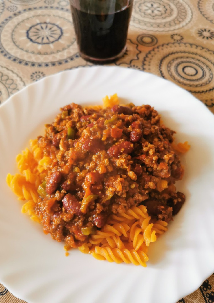 Una foto de Pasta con relleno de burritos