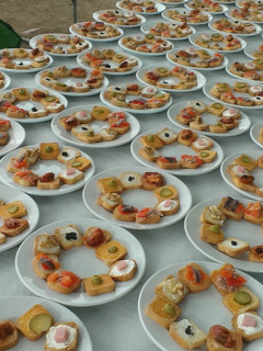 Una foto de Canapés variados
