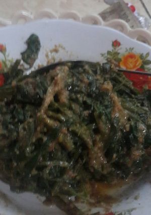 Foto resep Rujak kangkung