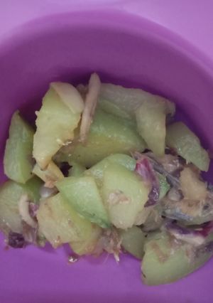 Foto resep Ikan asin asoy labu