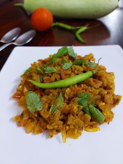लौकी का भरता रेसिपी मुख्य फोटो