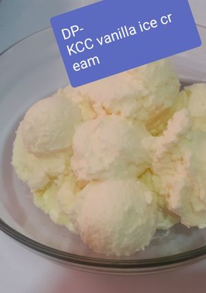A picture of Homemade Vanilla ice cream.