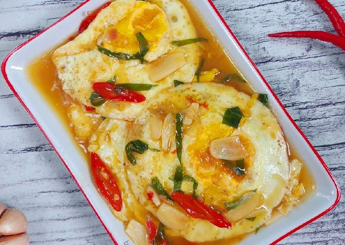 Telur Ceplok Saus Tiram