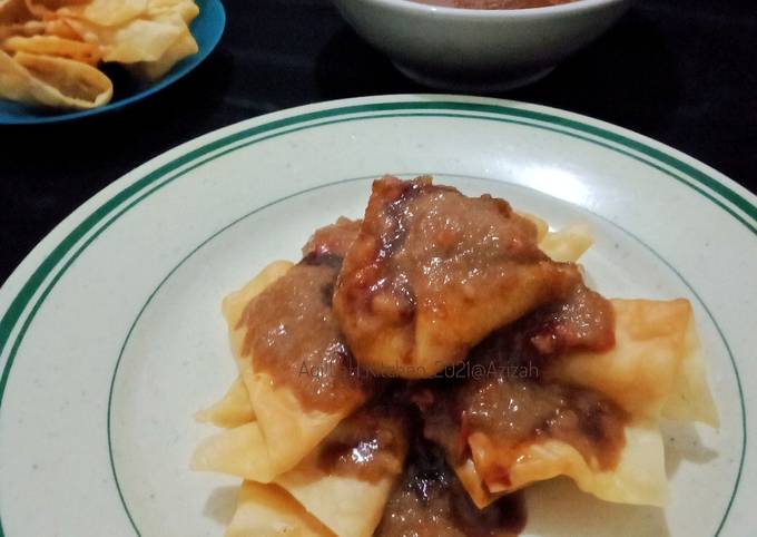 Resep: Batagor Bumbu Kacang Enak Dan Mudah