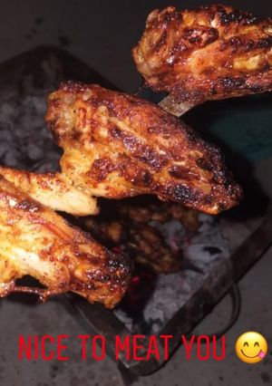 A picture of BBQ WINGs🍗.