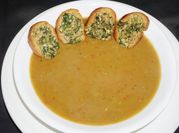 A picture of ginger garlic soup