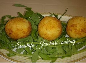 صورة لوصفة كرات البطاطا المقرمشة المحشية بالجبنة 😍😍 😋