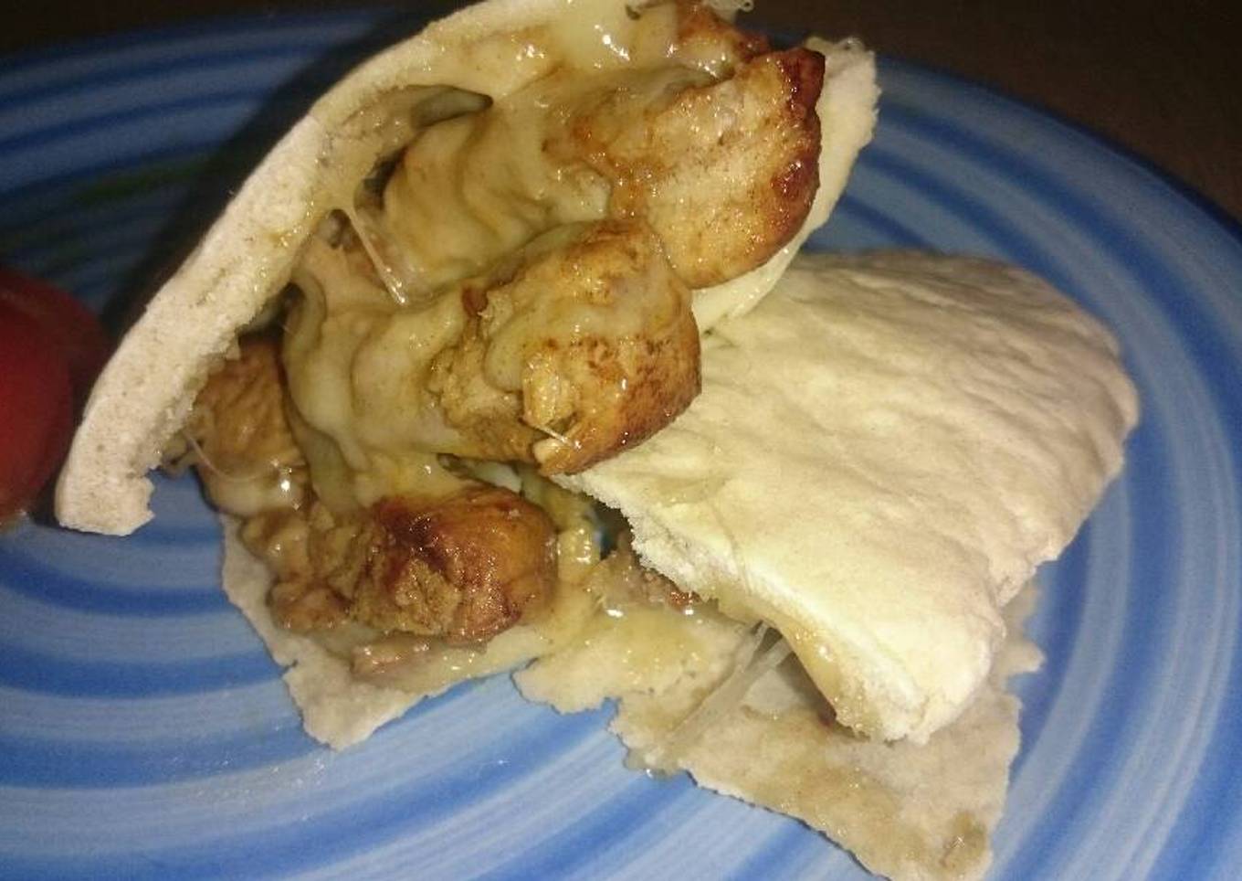 Cheesy Pork Sandwich