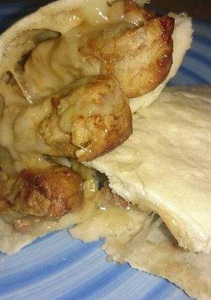 A picture of Cheesy Pork Sandwich.