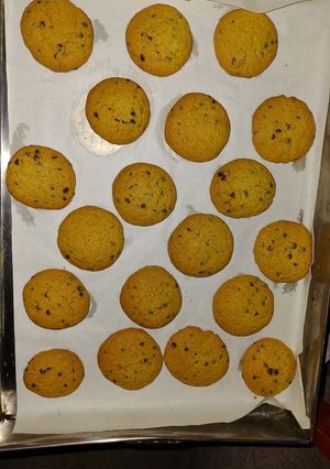 Una foto de Galletas con chispas de chocolate