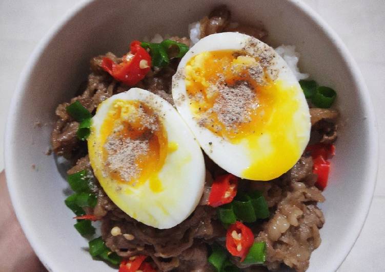 Resep Beef Teriyaki Bowl Anti Gagal