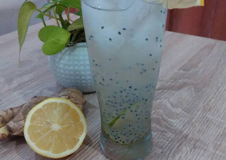 Cara Membuat Ginger Lemon Squash Yang Renyah