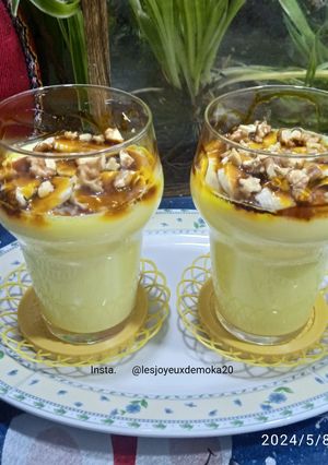Une photo de Dessert au banane 🍌 et noix